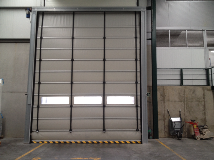 Aluleon - puertas secciones industriales